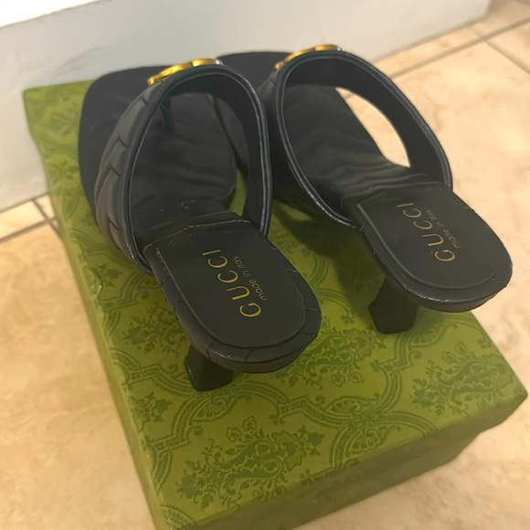 Gucci Black Sandal Heels Black, EU 41 - Picture 2 of 8